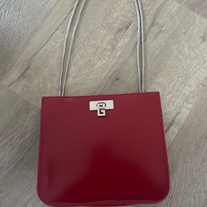 RARE Y2K Red w/ Silver Hardware Vintage Guess Purse
